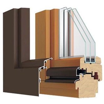 Aluminium-wood