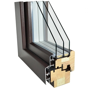 Aluminium-wood